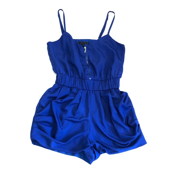 Royal Blue Lucca Couture Romper by Urban Outfitter - Picture 4 of 16